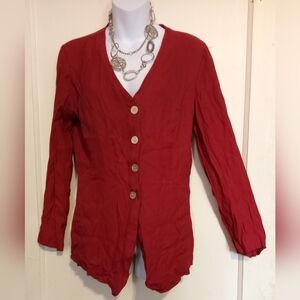 🛍️ BUNDLE ONLY 🛍️Jonathan Martin Burgundy  Blazer